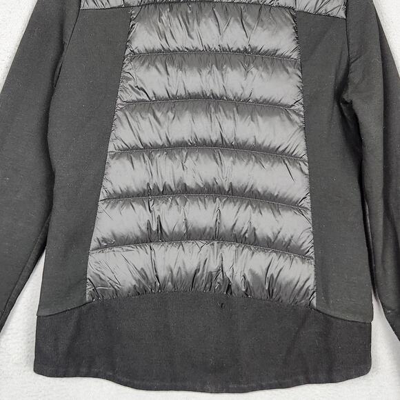 Michael Michael Kors Jacket Womens Medium Black Hooded Down Zip Puffer Coat - Picture 10 of 16